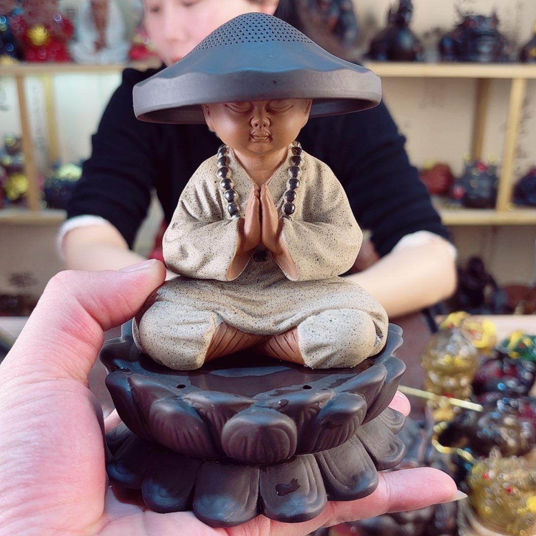 紫砂茶宠紫陶树脂茶宠摆件