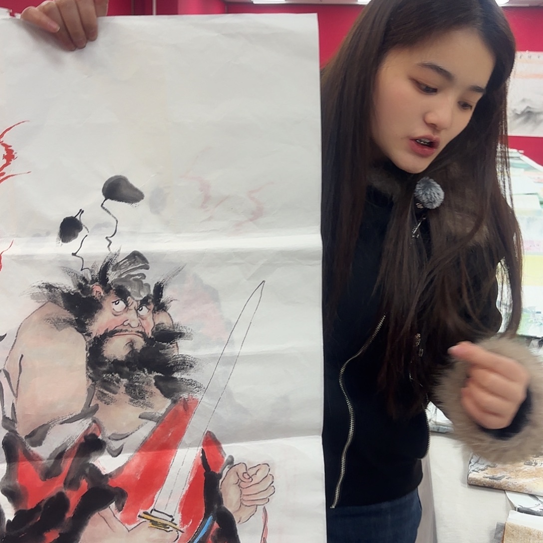 国画国画纯手工作品