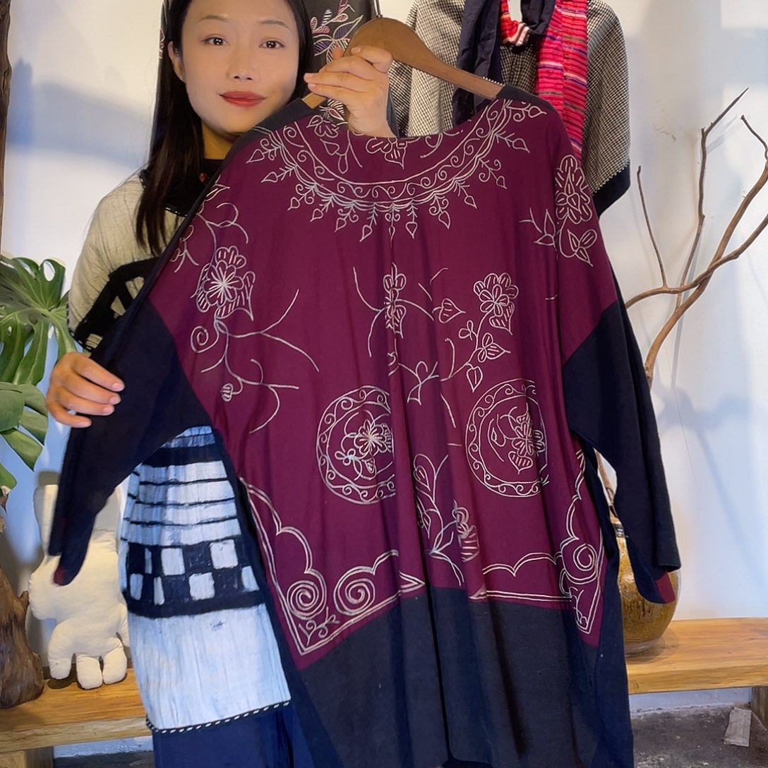 织绣手工制作工艺上衣