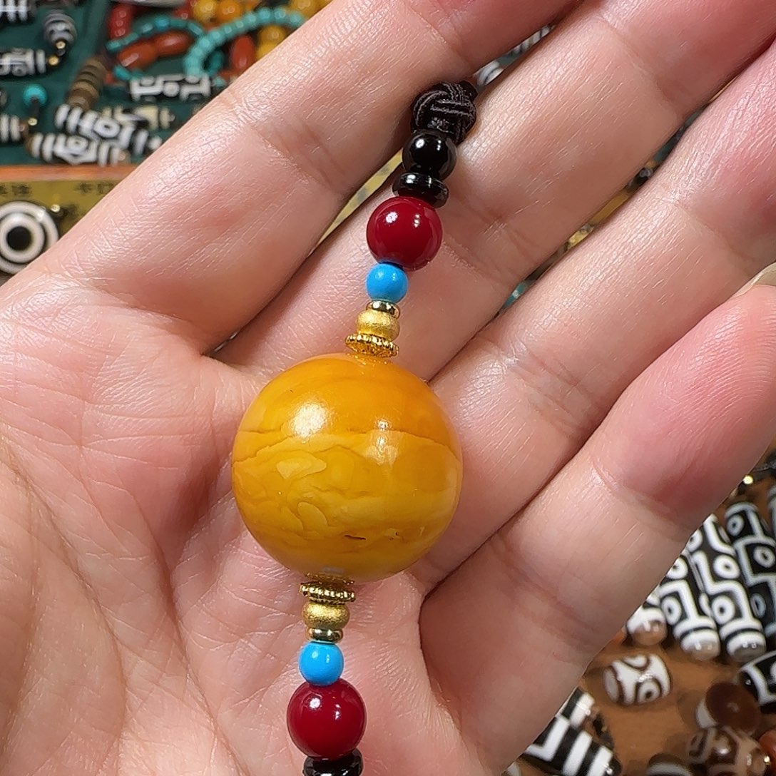 蜜蜡未镶嵌颈饰老蜜蜡