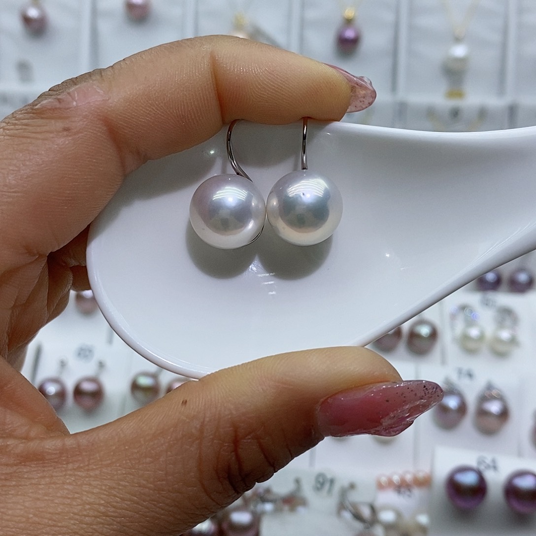 淡水珍珠吊坠(不含链)银S925镶嵌