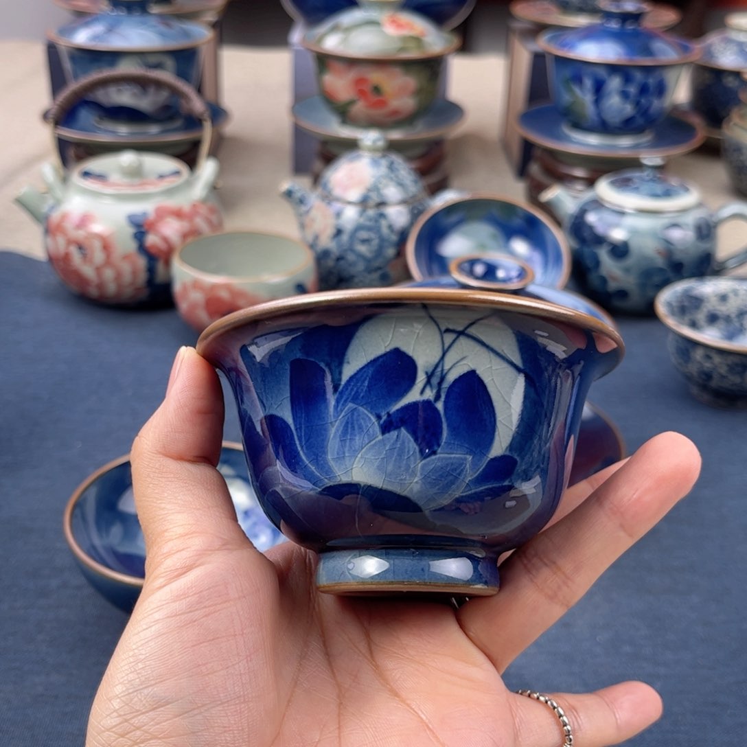 杯景德镇手绘手工茶具