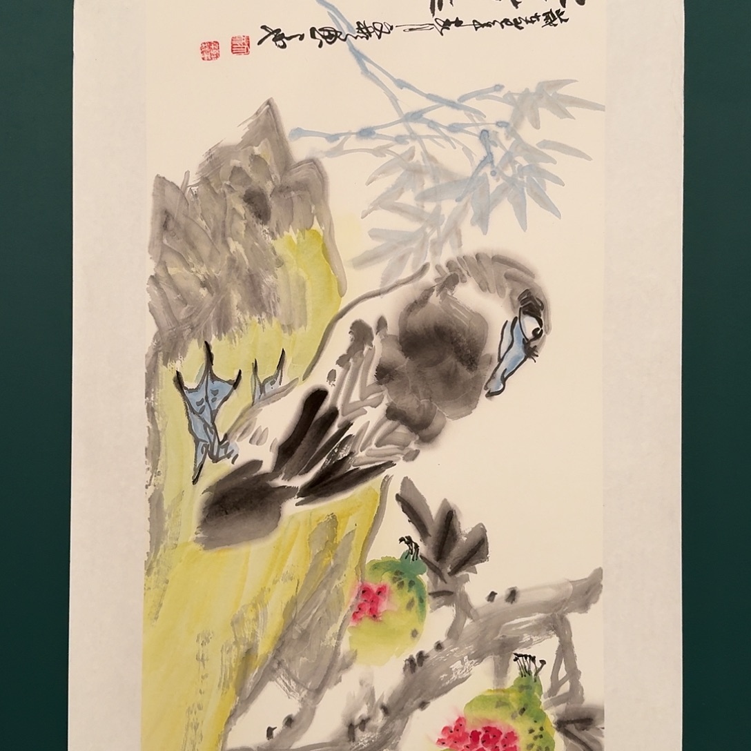 国画溥文彬老师的作品