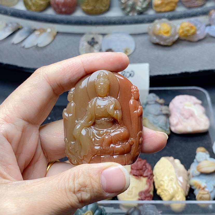 【闪购商品】定制石英质玉吊坠未镶嵌