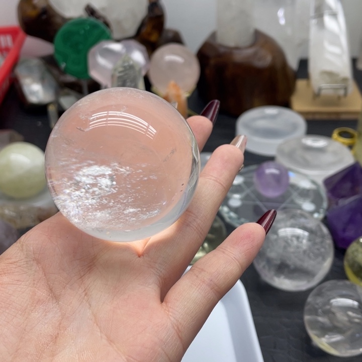 水晶20未镶嵌夜**雨天然水晶