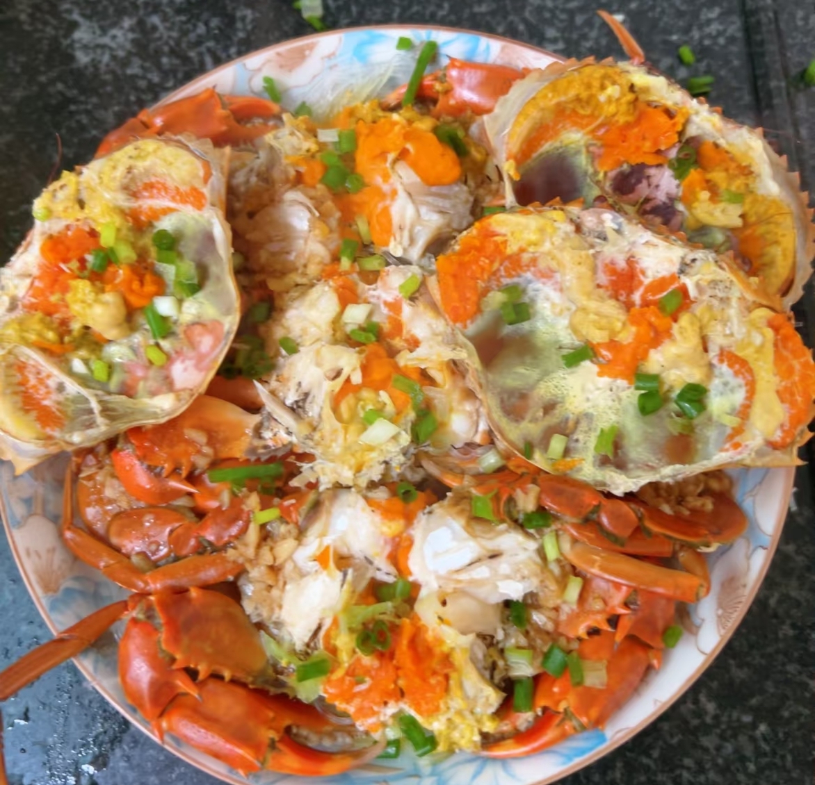 现称广东本地珠海台山青蟹0.2-1斤以上顺丰（当快递面开箱视频）