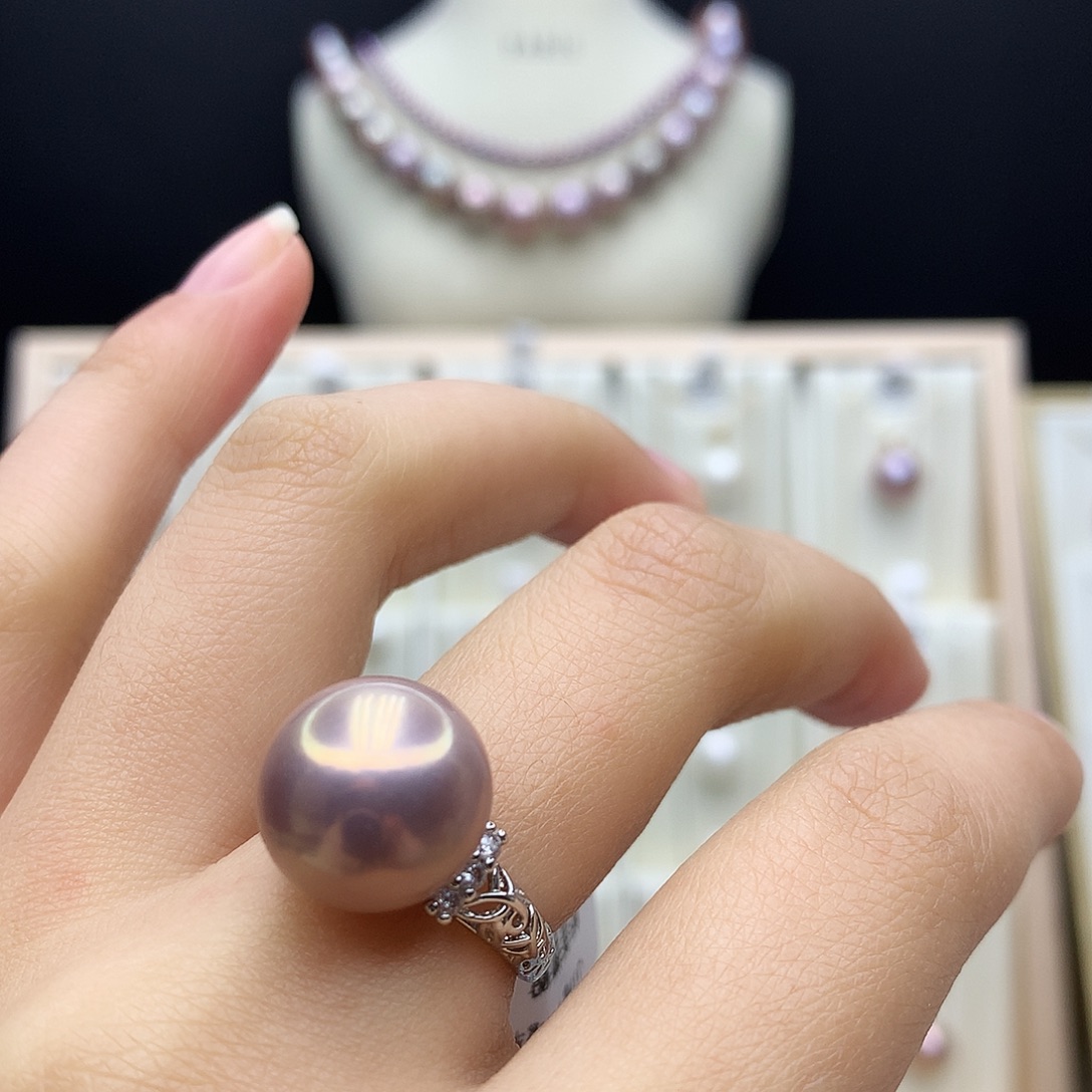 颈饰合金淡水珍珠