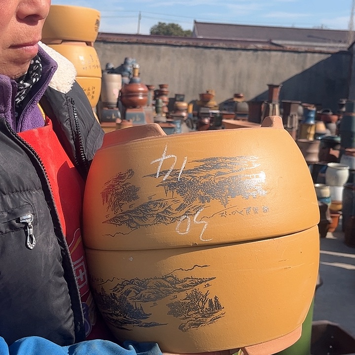 紫砂紫砂花盆盆栽