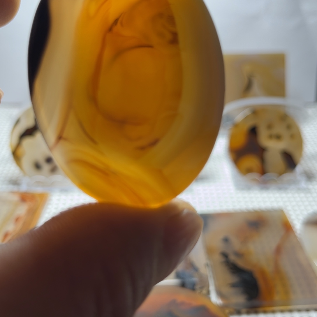 玛瑙/玉髓未镶嵌吊坠(不含链)