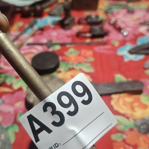 清***子民俗物件铁器摆件