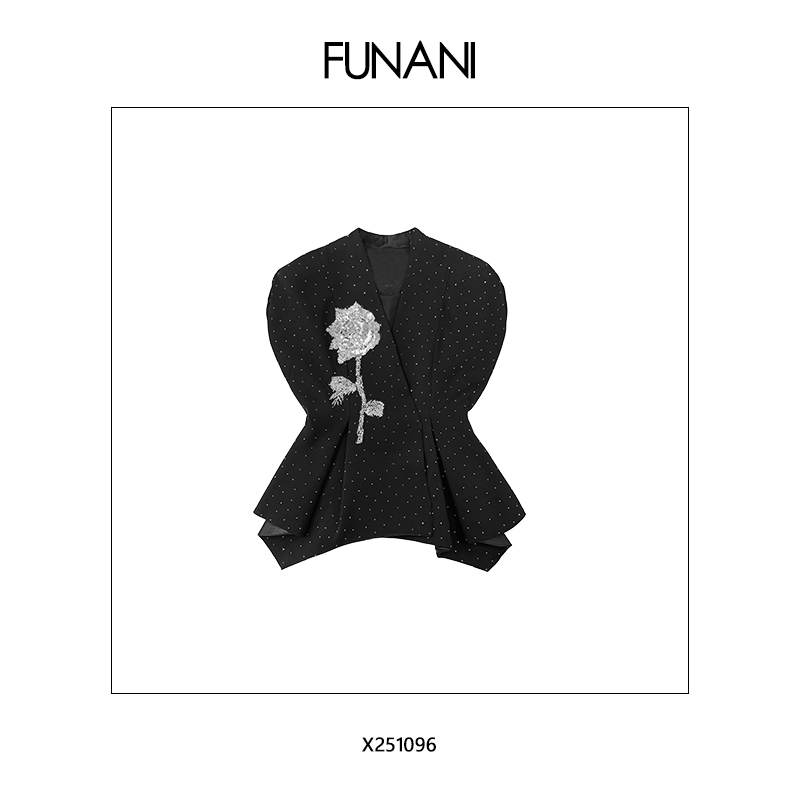 【FUNANI】 轻奢法式高级感重工原创设计感 套装 X251096