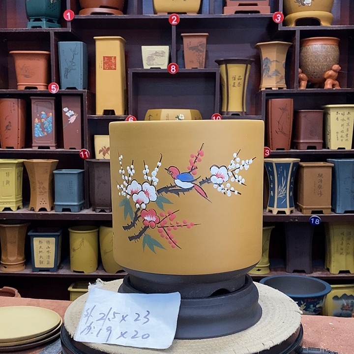 紫砂花盆紫砂花盆