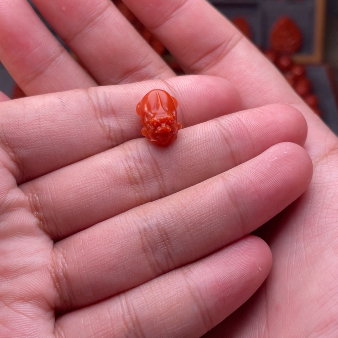 W***Z南红玛瑙未镶嵌配饰卡10mm