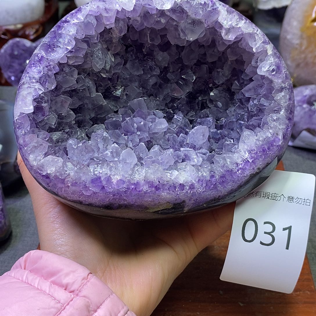 珠宝半成品未镶嵌紫晶