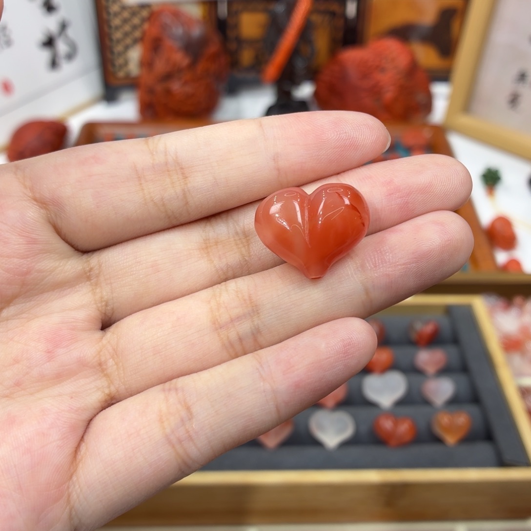 南红玛瑙未镶嵌配饰南红屁桃