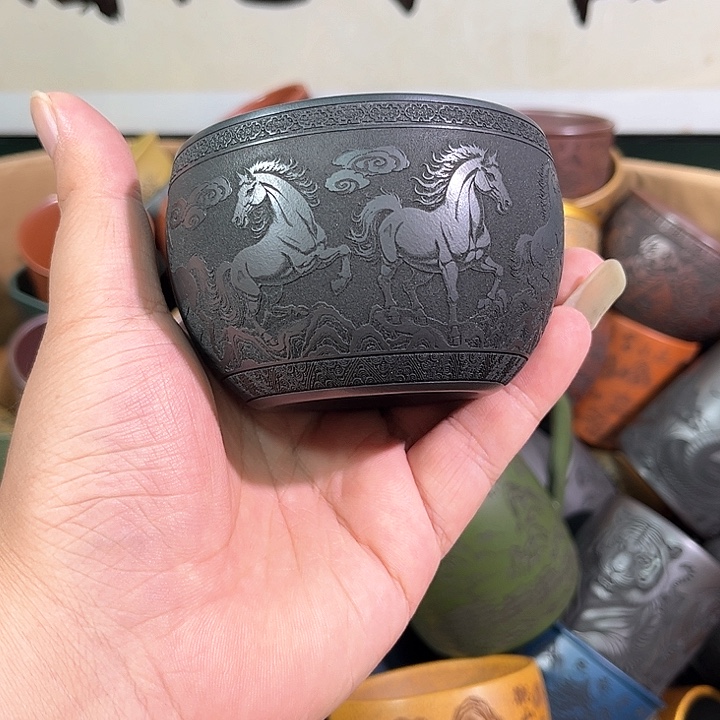 茶杯紫砂全手工紫砂主人杯