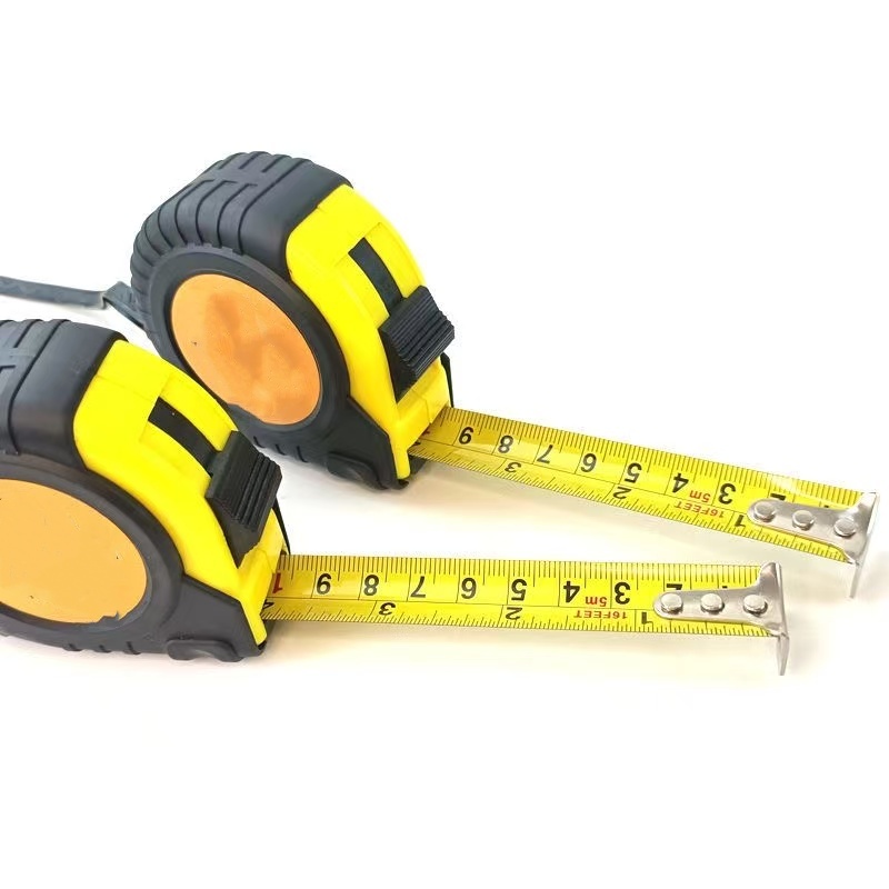 加厚抗摔自动伸缩不锈钢卷尺多规格适用多种场景