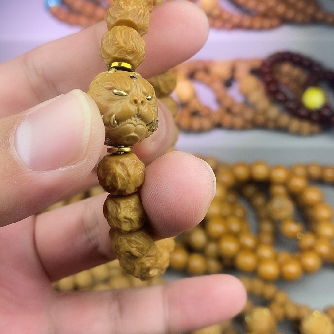 天***.猴头核桃手串全品龙蛇狗王