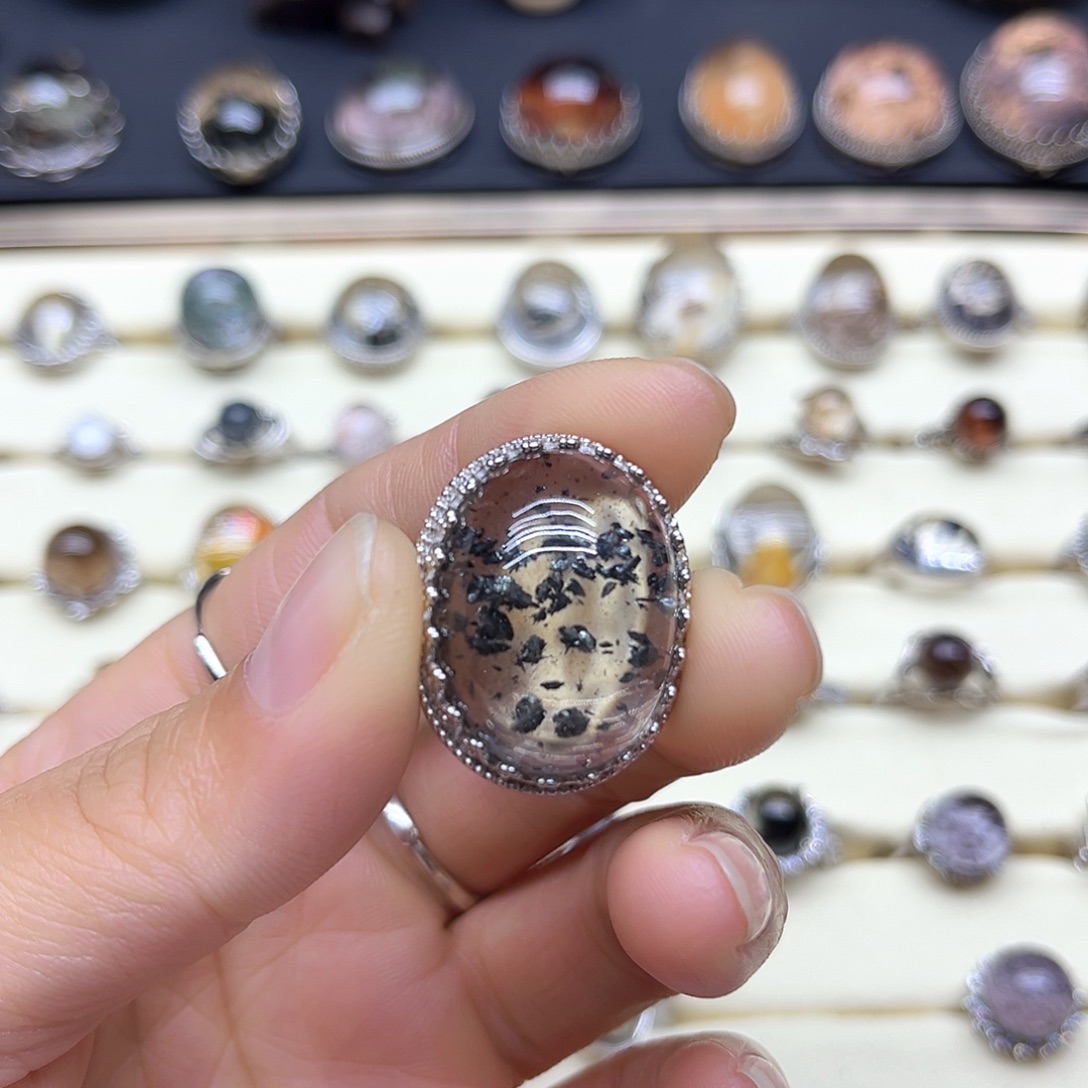 ～***9银S925镶嵌水晶颈饰天然