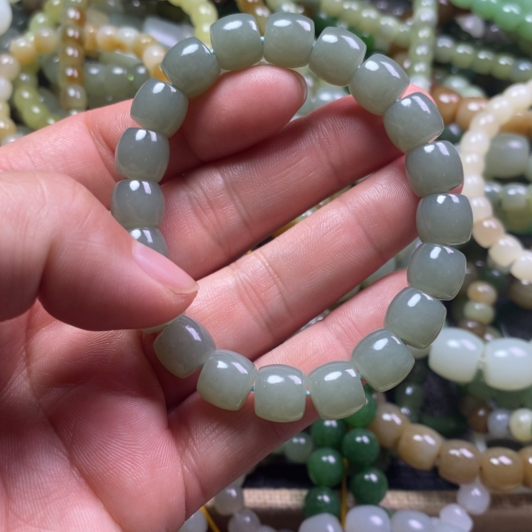 和田玉手链未镶嵌橙*