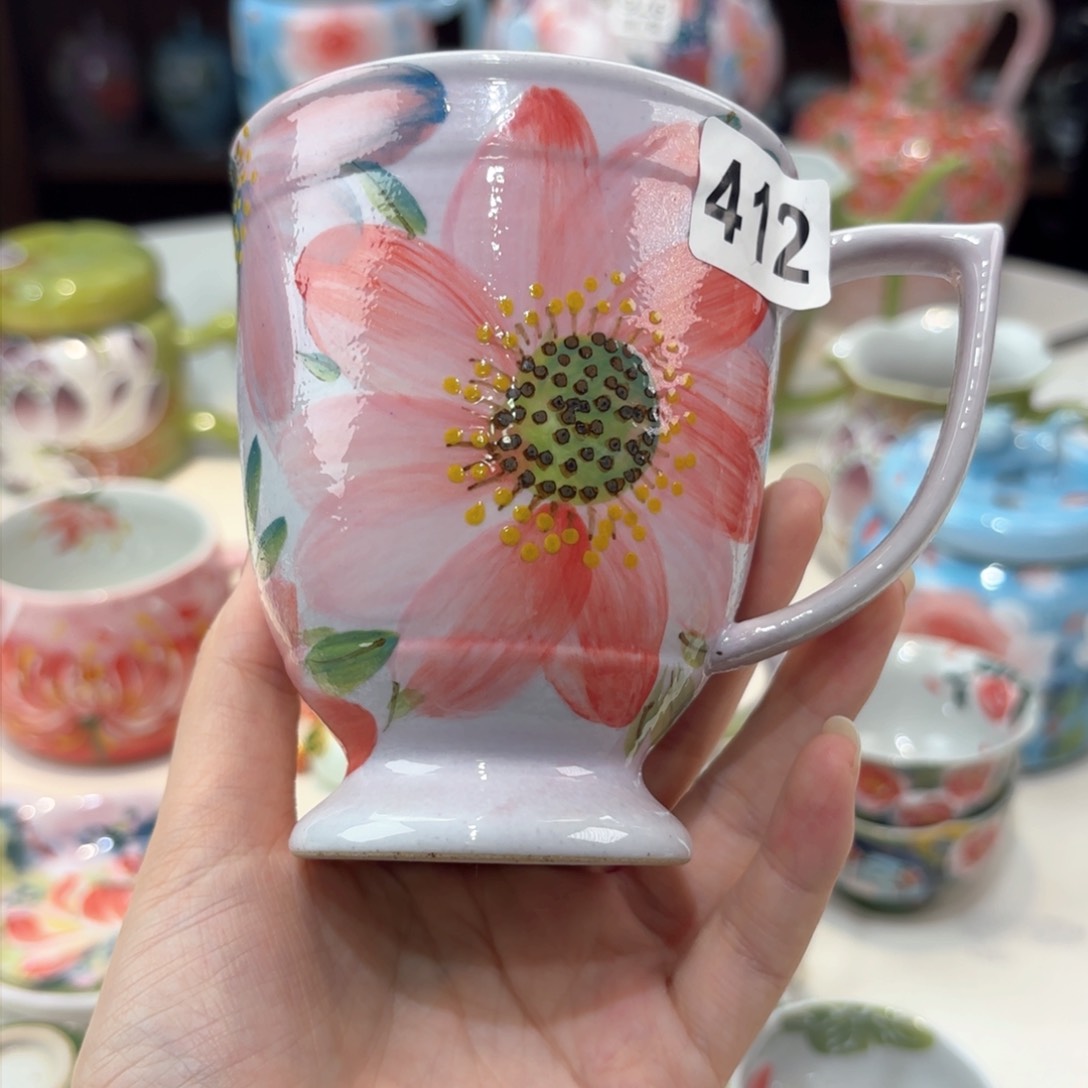 景德镇手绘高温釉下彩陶瓷茶具