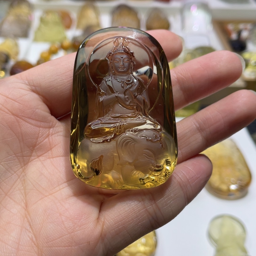 水晶颈饰未镶嵌定制