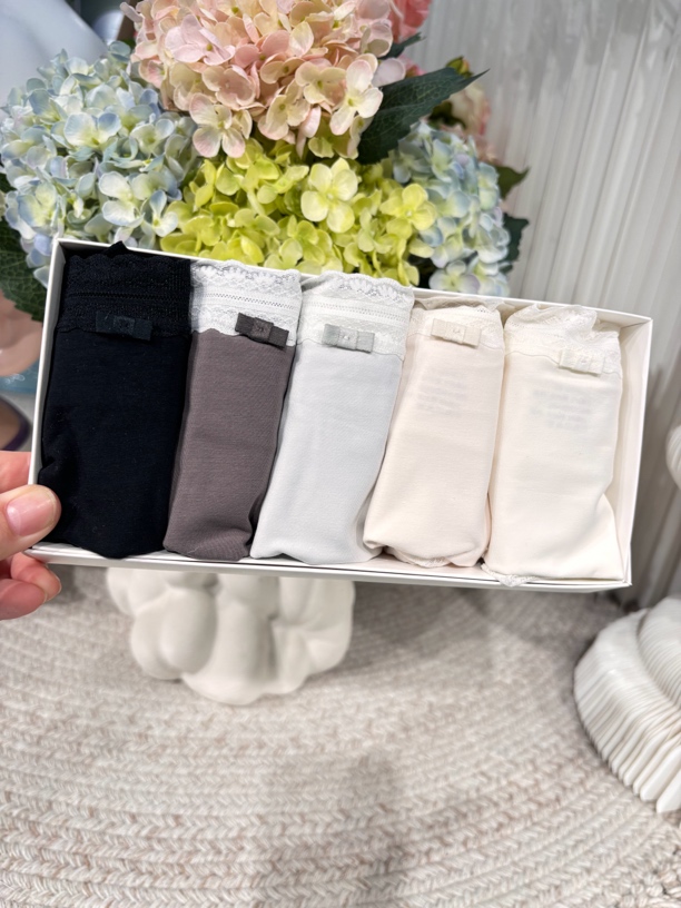 【海盐汽水】五条装棉质女士内裤三角内裤