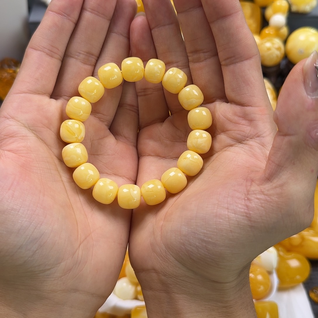 蜜蜡珠宝奇石未镶嵌同料老型13mm