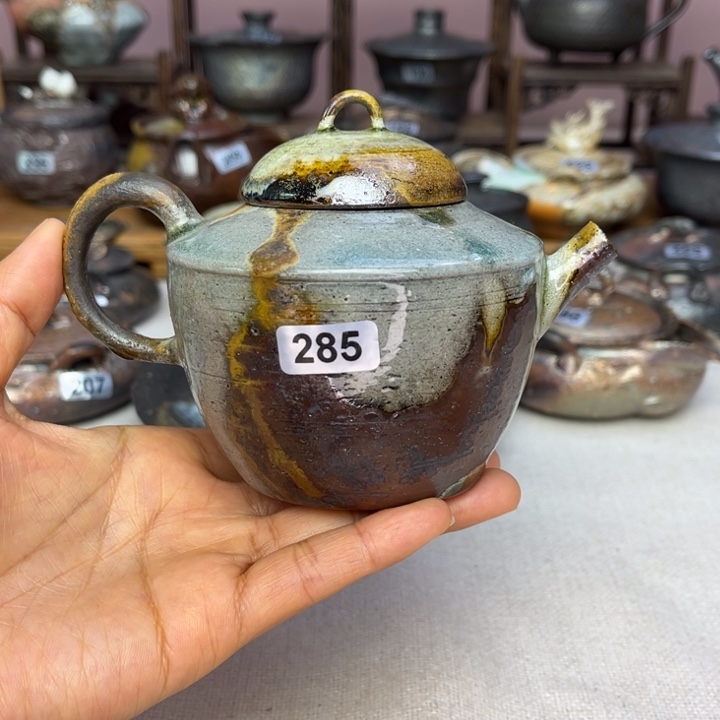 壶裸柴烧陶瓷茶具