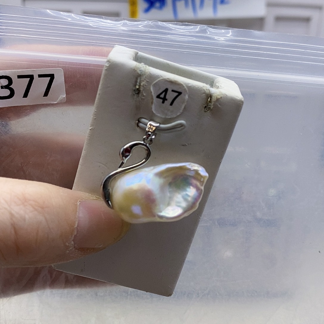 颈饰合金淡水珍珠