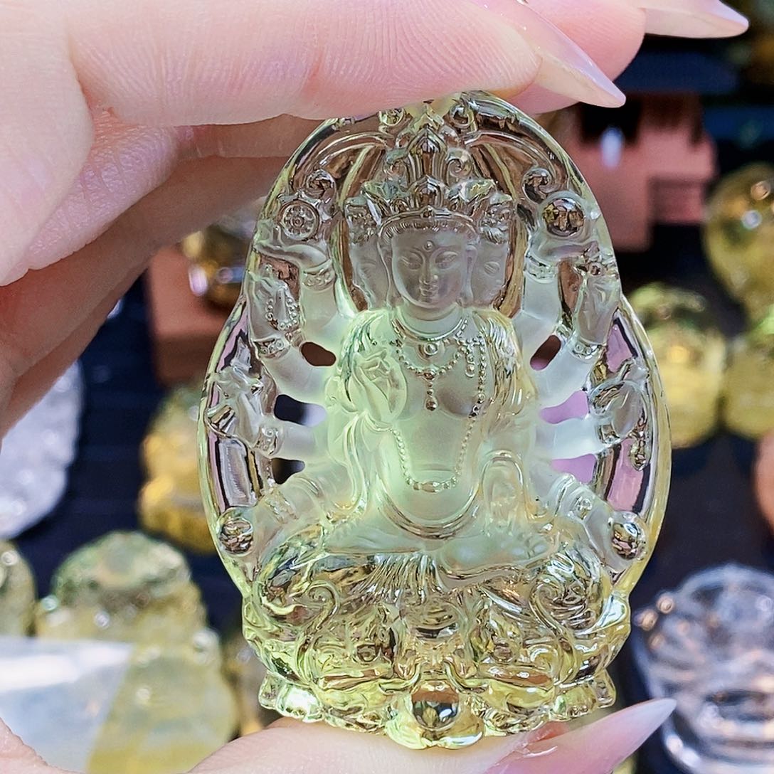 水晶颈饰未镶嵌ʚ**野吊坠