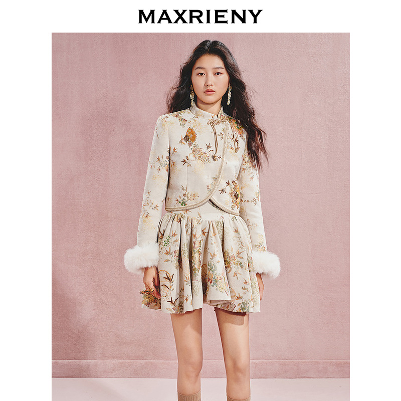 【初依专属】【商场同款】MAXRIENY宫廷新中式绣花外套拜年服