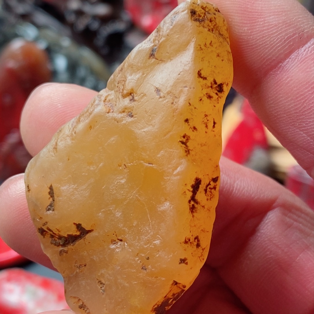 昌化鸡血石昌化田黄毛料