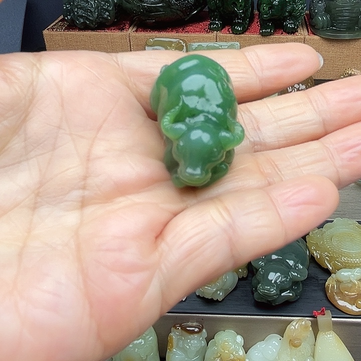 咬***蛇和田玉（糖玉）未镶嵌手链