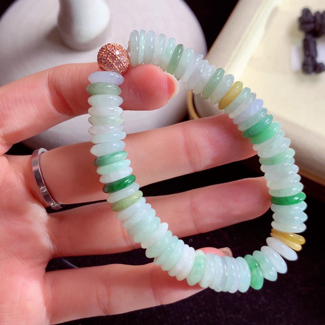 翡翠未镶嵌颈饰天然