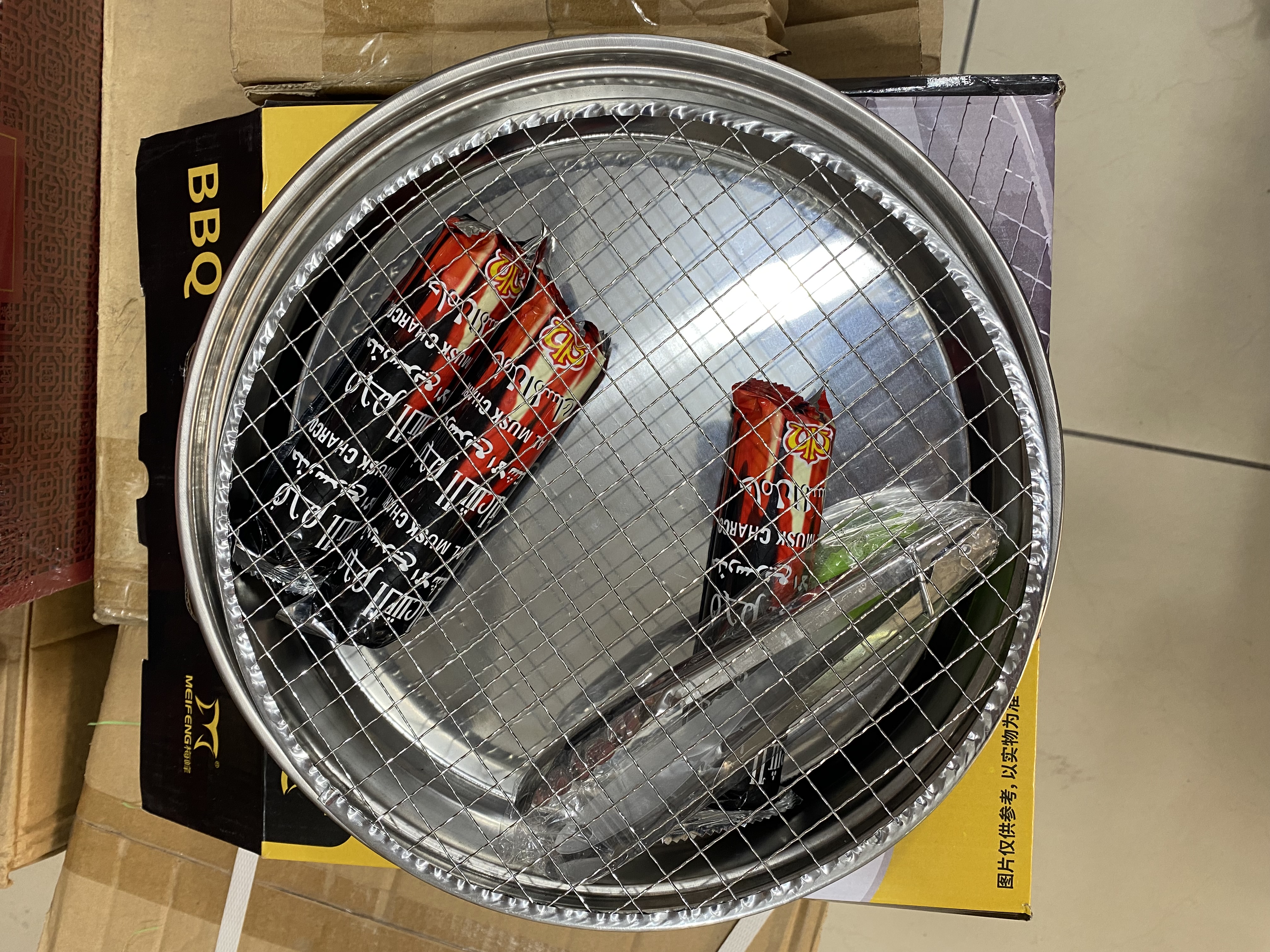 可移动家用户外取暖烧烤两用  