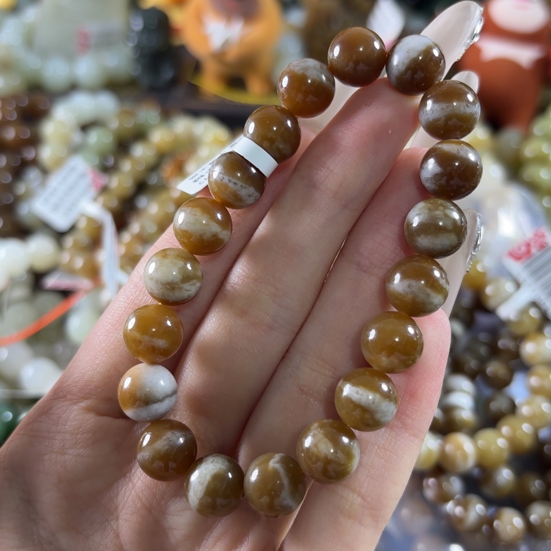 和田玉未镶嵌手链23