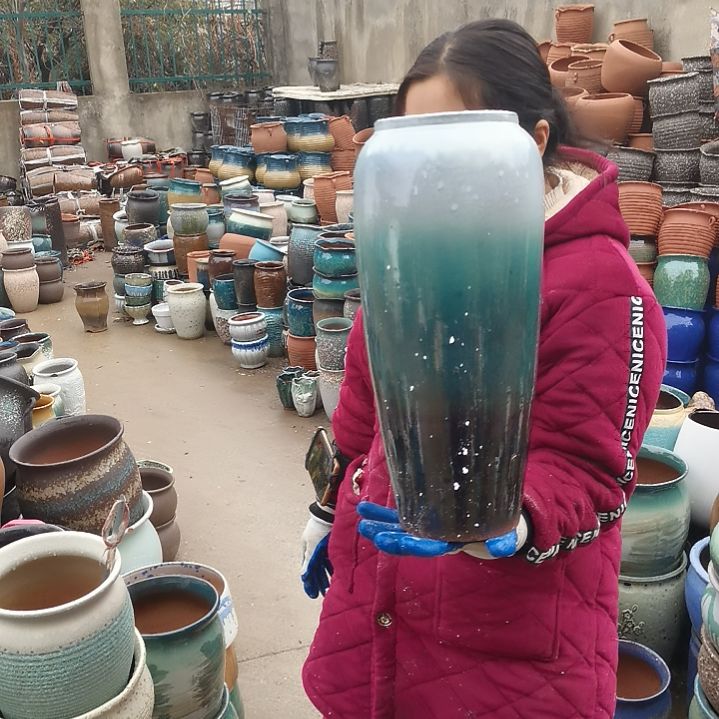 红陶口14高41瑕疵