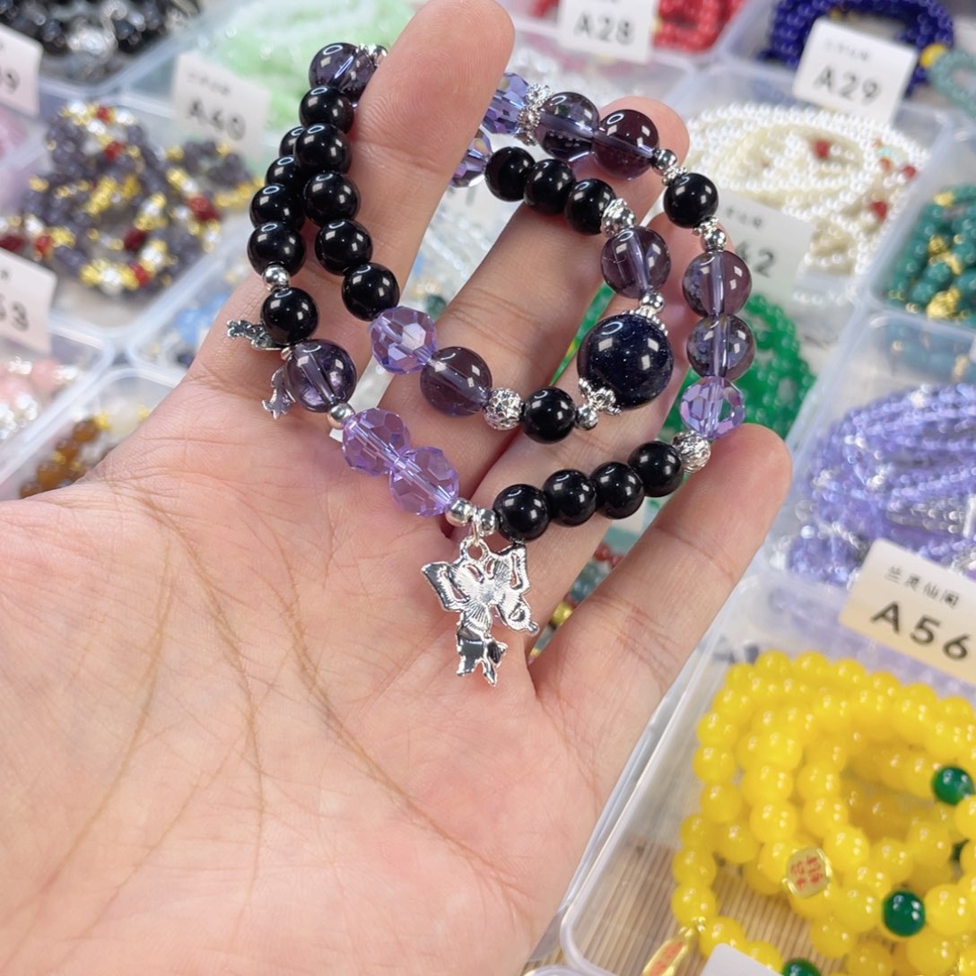 玛瑙手饰银S925镀金镶嵌