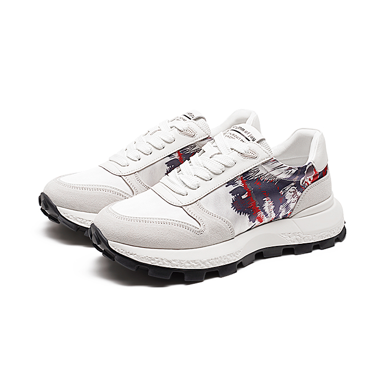 RB12018男士男款运动时尚休闲百搭真皮潮流品牌男鞋断码清仓