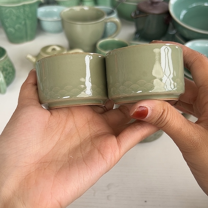 小米茶器龙泉青瓷