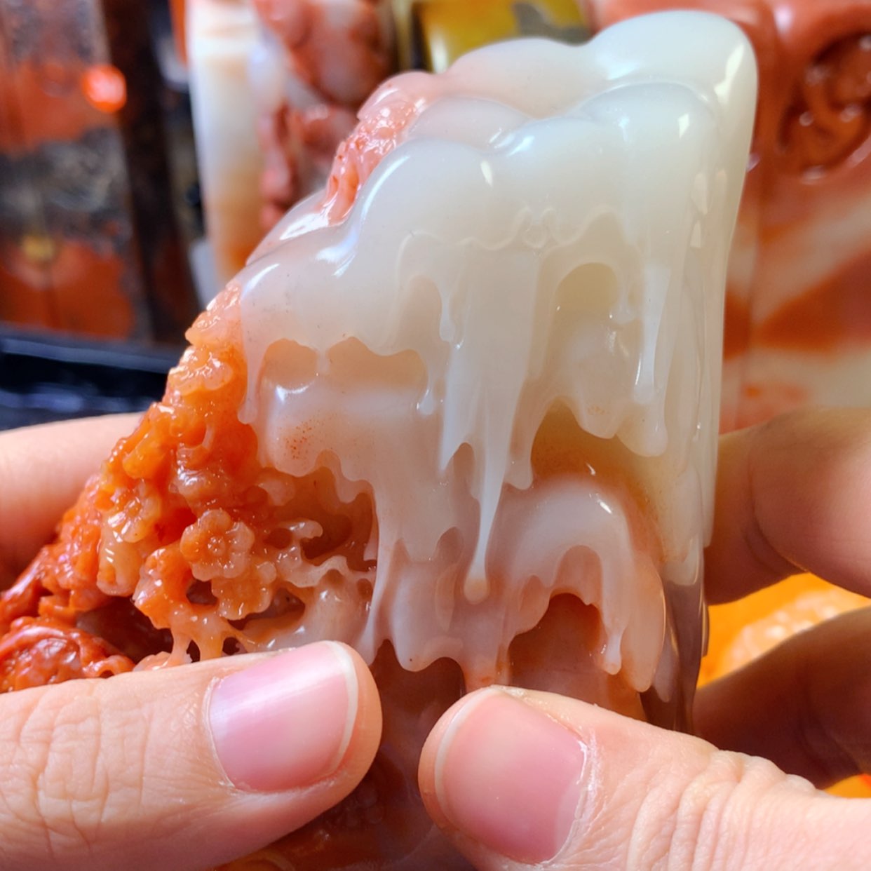 【闪购商品】寿山石我**我寿山石纯手工雕刻