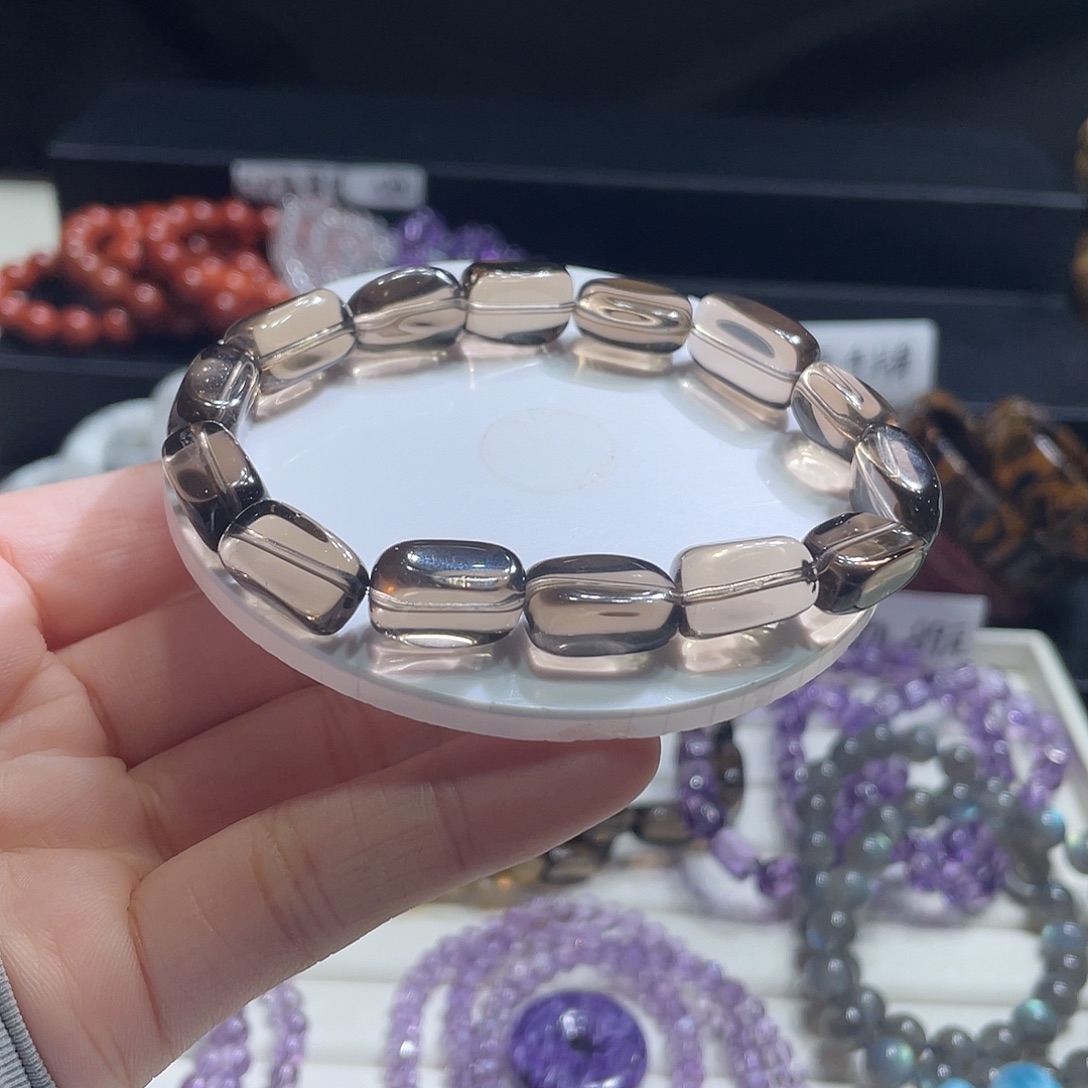 水晶未镶嵌手链茶水间糖豆69元