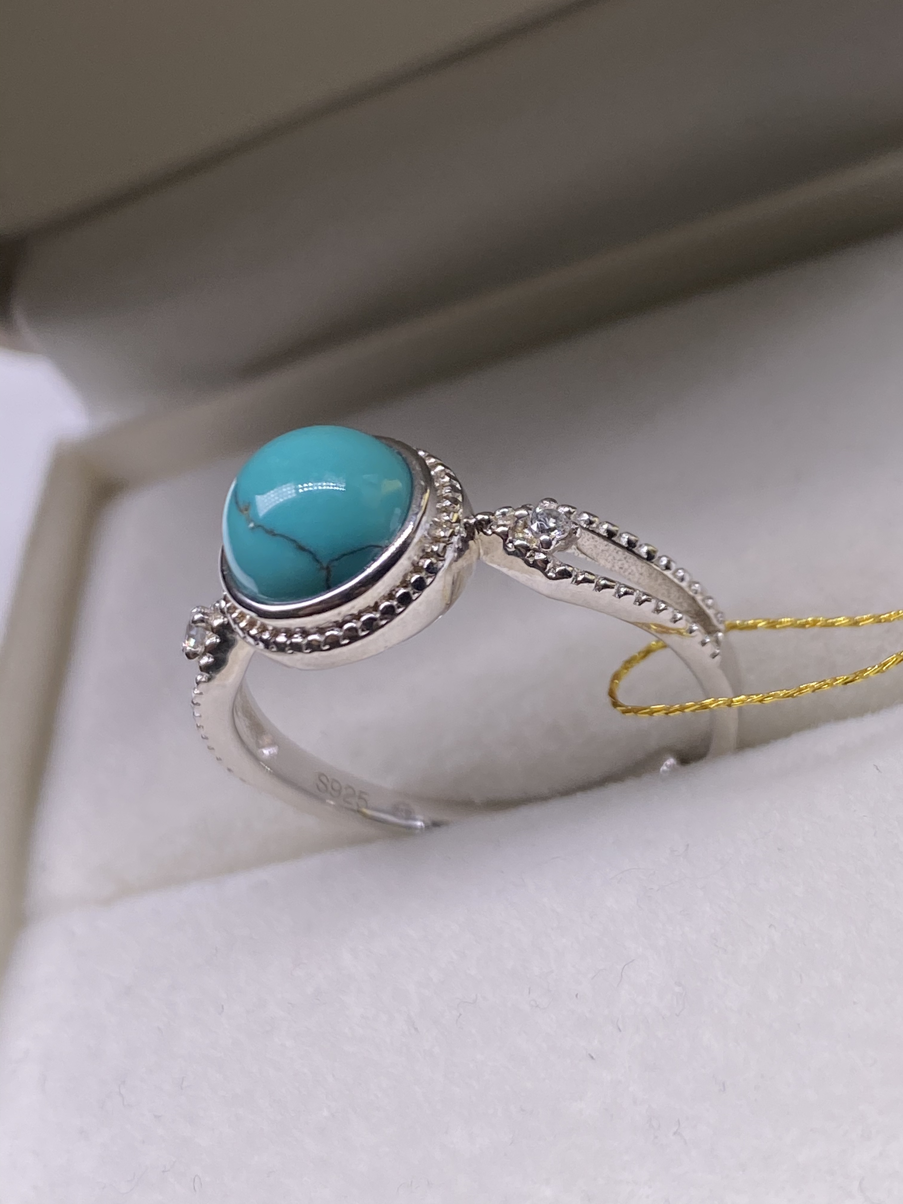 湖北原矿高瓷戒指，