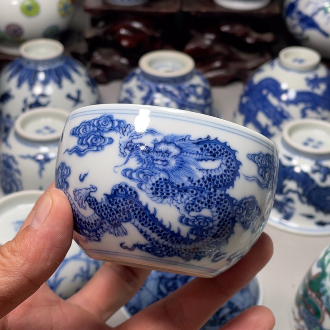 杯子景德镇陶瓷现代手工陶瓷茶具