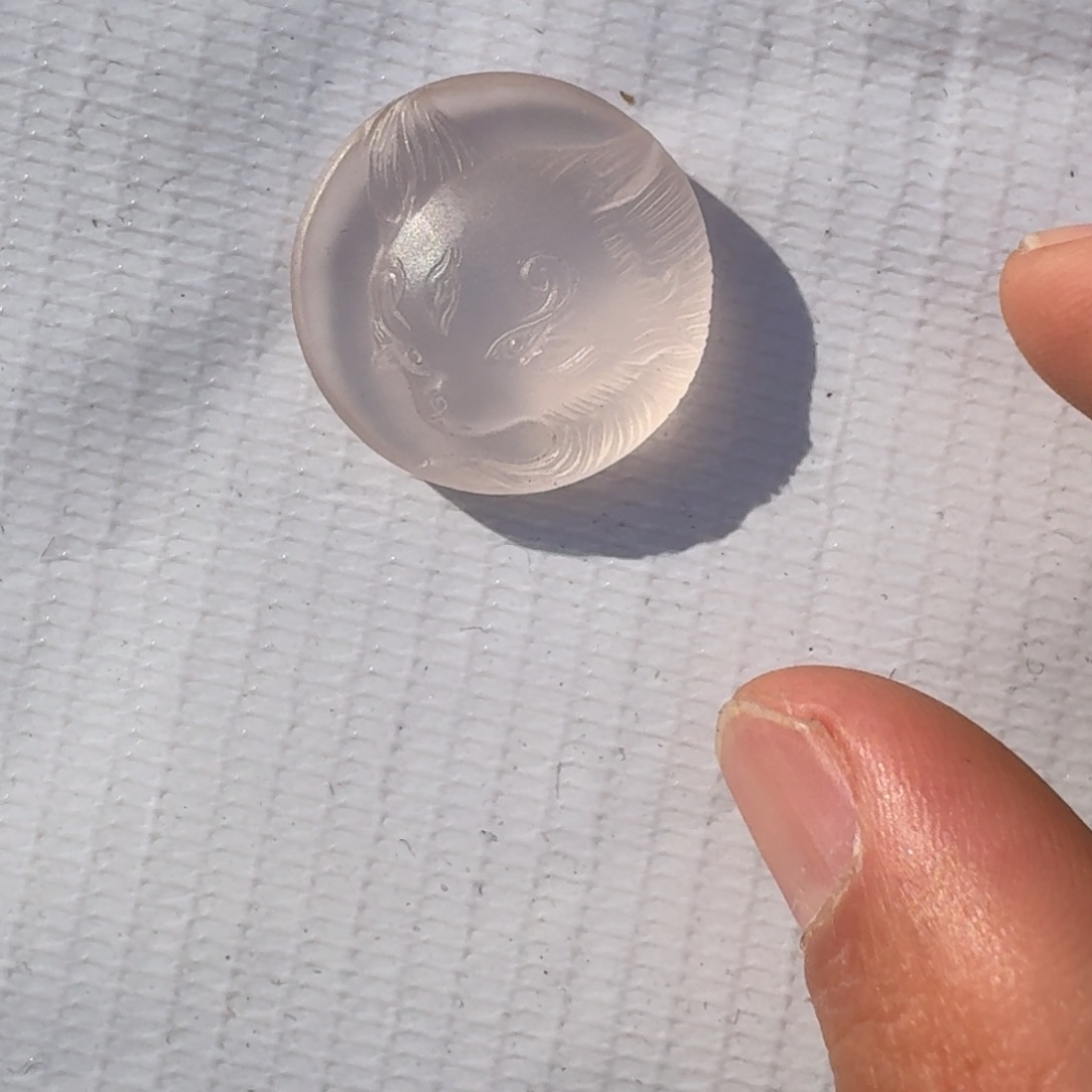 水晶未镶嵌颈饰吊坠