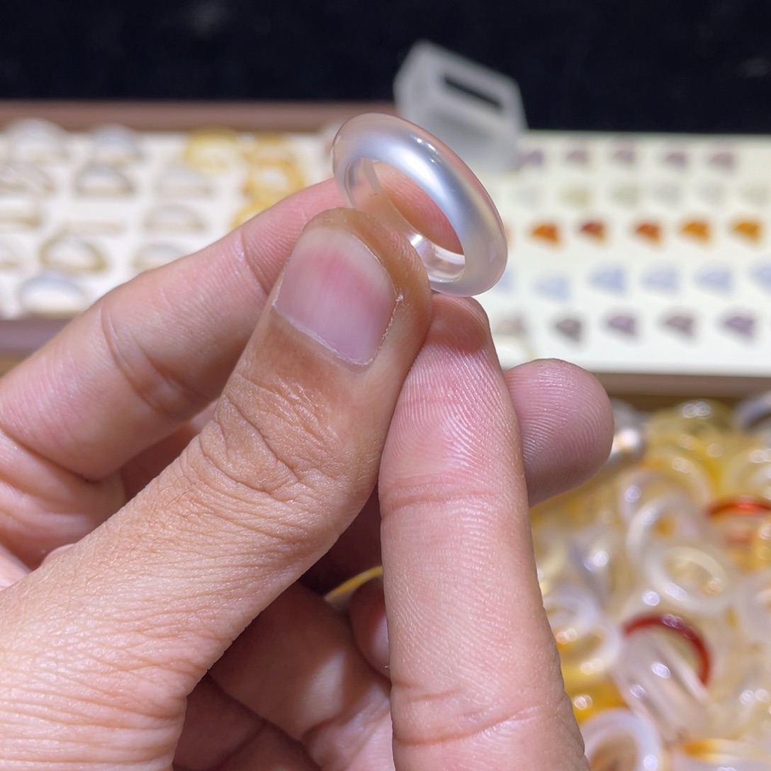 玛瑙/玉髓合金戒指47号港11
