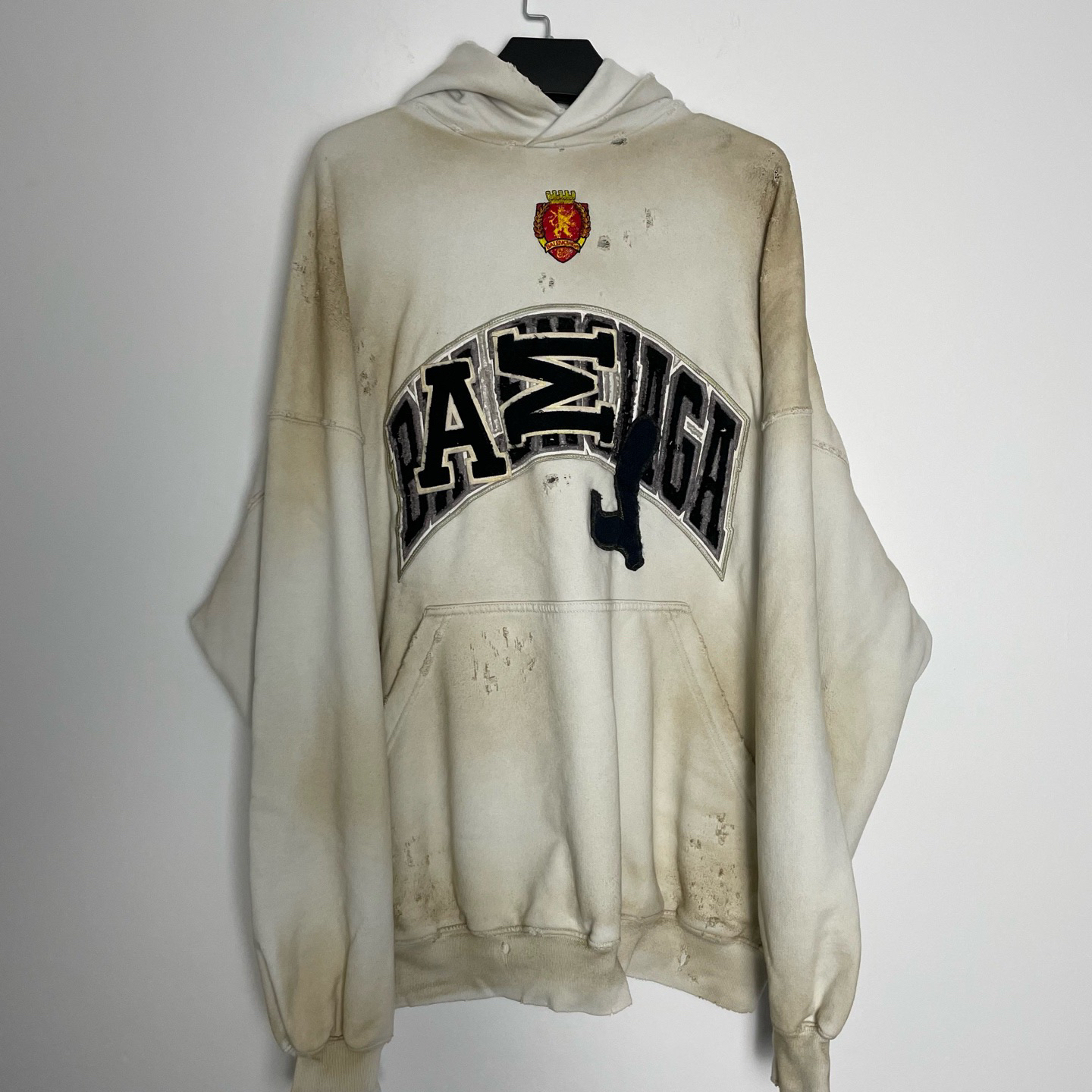 未使用 Balenciaga/巴黎世家 （vd）曼联字母印花卫衣0456