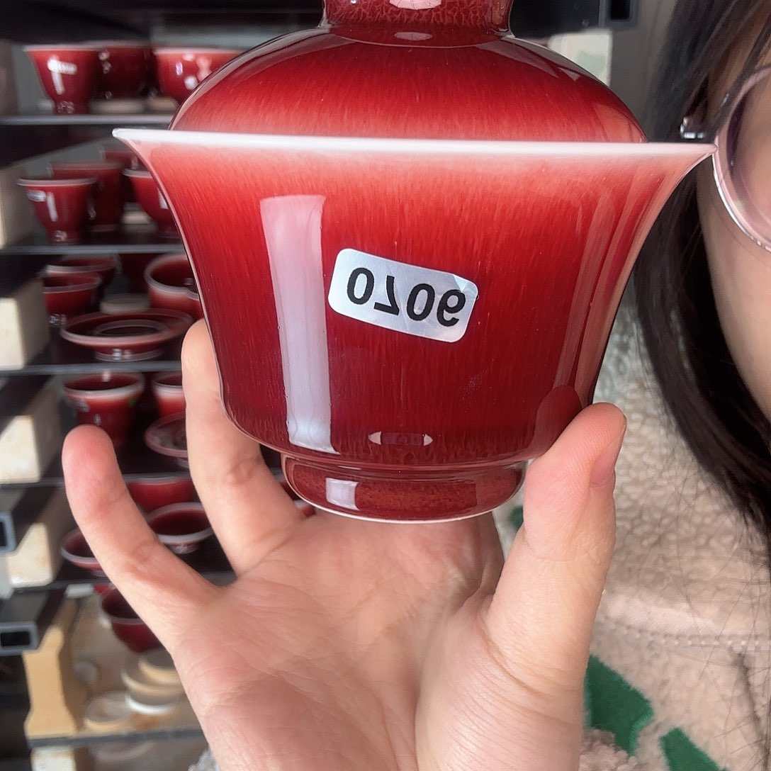 碗景德镇郎红陶瓷