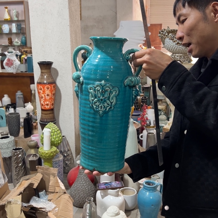 瓶高度44厘米口径10厘米微瑕捡漏